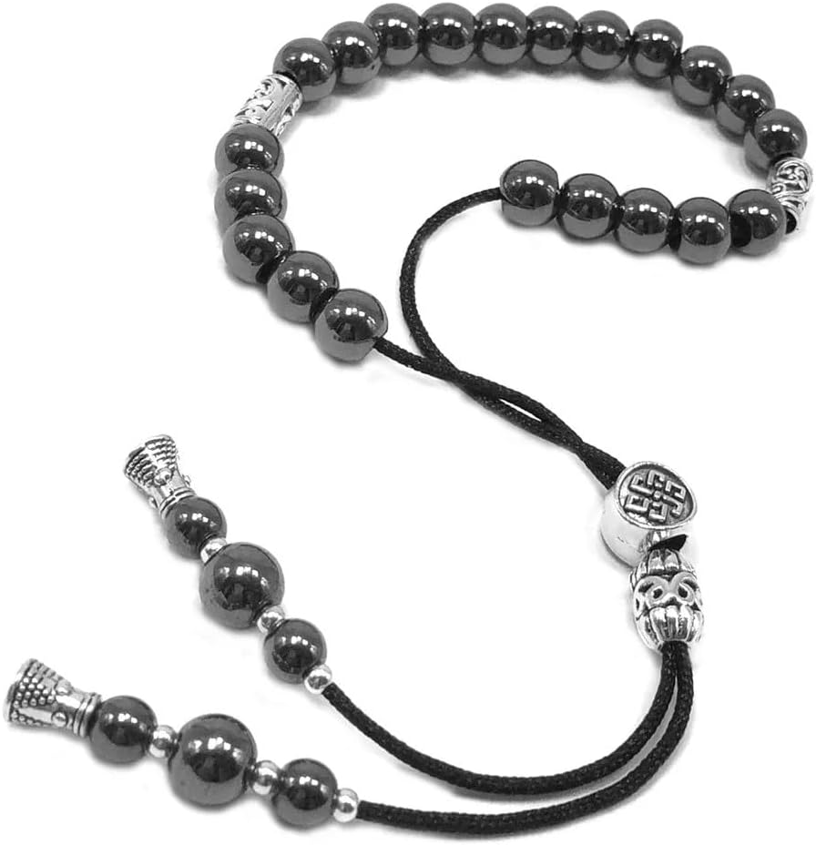 design - greek komboloi series- worry beads begleri showing dimensions