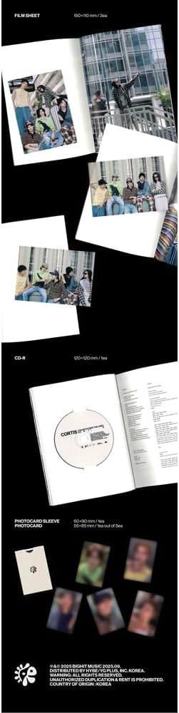 CORTIS [1st EP Album COLOR OUTSIDE THE LINES](Scene 3 Ver.) + 3 Extra Photoca...