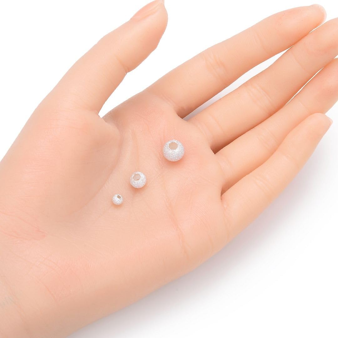 adabele real 925 sterling silver large hole stardust shown in use