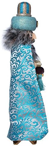 Hollywood Nutcrackers Kurt Adler Hollywood King Nutcracker, 18-Inch, Turquoise