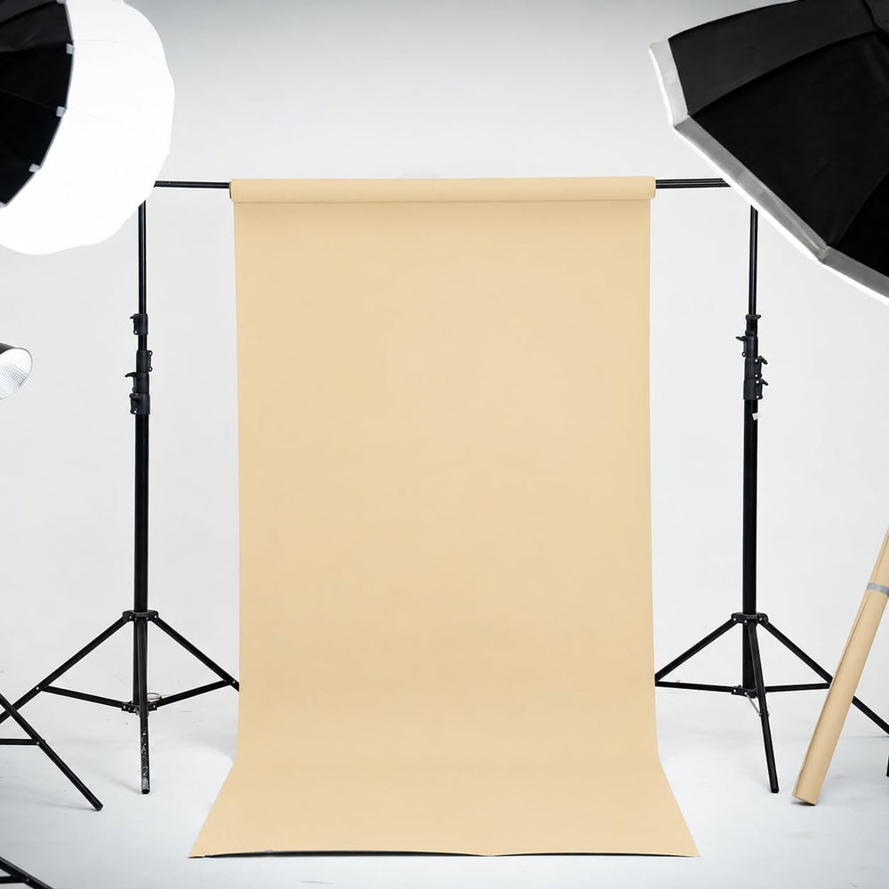 Kate Seamless Paper Backdrop for Photography Beige Cream Backdrop Paper (53&#...