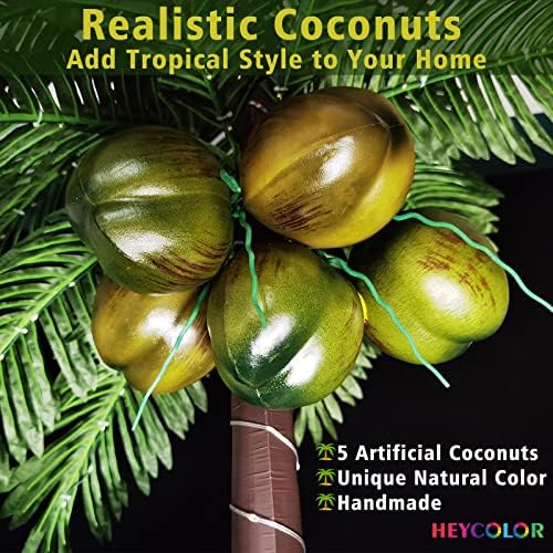 7FT Light up Palm Trees Outdoor with Remote, RGB