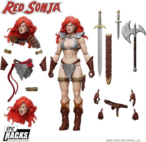 boss fight studio epic h.a.c.k.s. red sonja deluxe, view 9