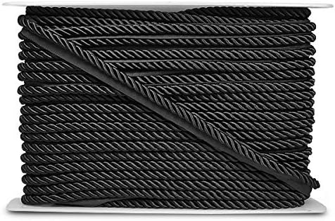 Trims by the Yard Hilda 3/8" Twisted Lip Cord Trim, Versatile for DIY Cr...