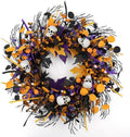 20 Inches Halloween Wreath Halloween Wreaths for Front Door Gothic Wreaths