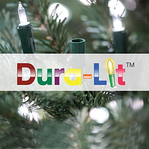 Vickerman 12' Cashmere Pine Artificial Christmas Tree - Warm White Dura-Lit® LED Lights - Faux Christmas Tree - Seasonal Indoor Home Decor - Realistic Christmas Tree