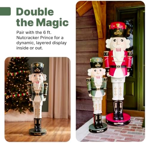 Step2 Nutcracker Prince Paintable DIY Holiday Statue, 4-Foot Tall, White