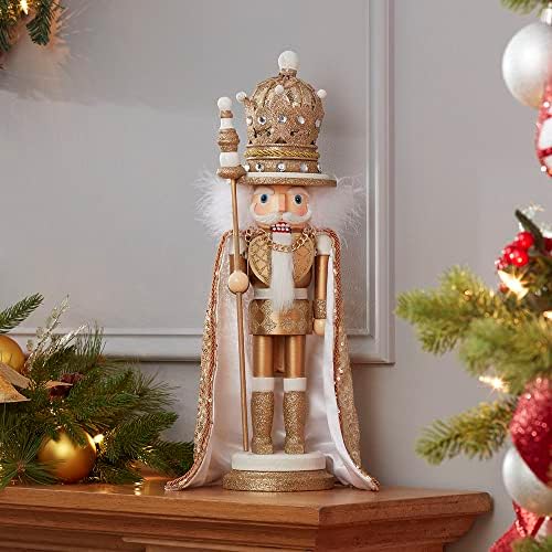 Kurt S. Adler 17.5-Inch Hollywood Gold King Nutcracker, Multicolor