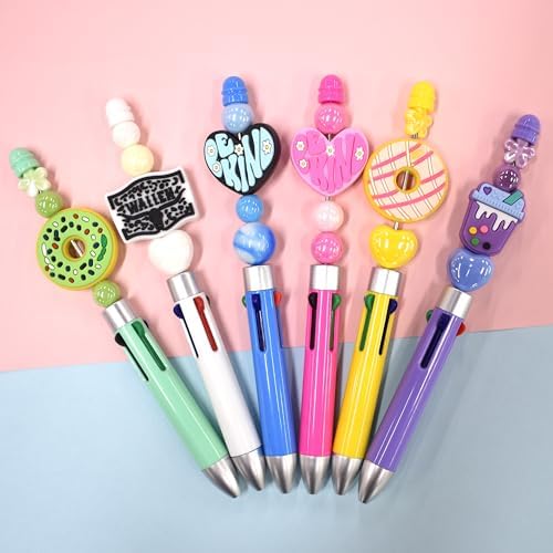 100 Pcs Foods Leisure Silicone Beads, Silicone Focal Beads for Keychain Making, Rubber Spacer Loose Beads for Pens Crafts Necklace Bracelet