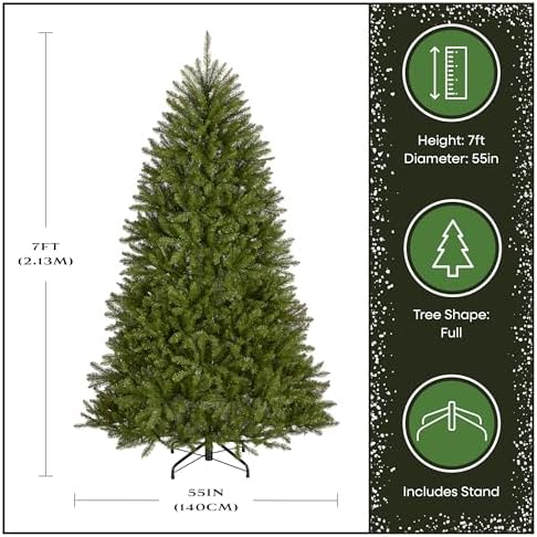National Tree Company 7ft Unlit Dunhill Fir Full Artificial Christmas Tree