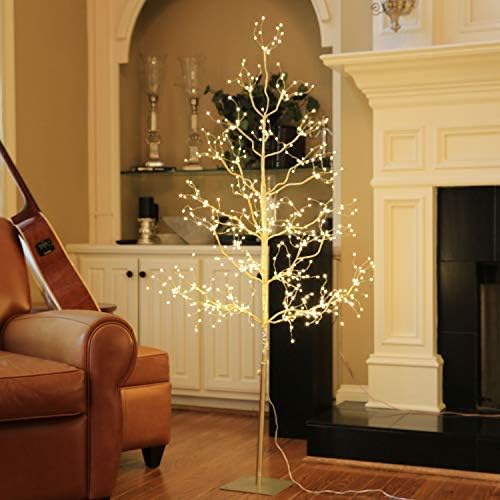 lightshare 5 ft. led tree - starlit tree shown in use
