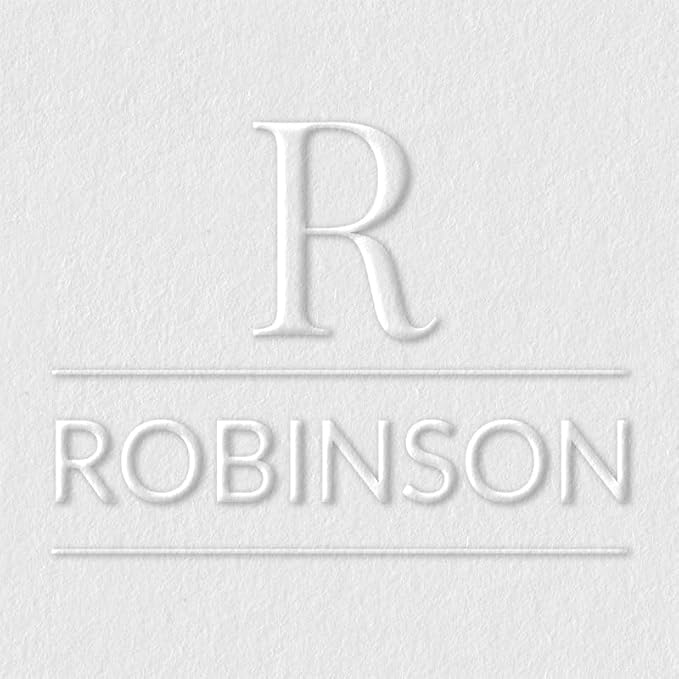 Personalized Wedding Embosser | Custom Made with Initials or Monograms for Couples | Elegant Designs for Stationery, Invitations, Napkins, and More (Design 10)