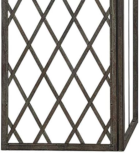 SAFAVIEH Outdoor Jaida Metal Garden Arbor, 88" Rustic Blue PAT5011A