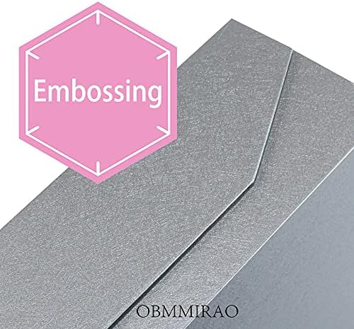 Silver Magnetic Large Gift Box with Lid, 13x9x4 Inches, 5Pcs