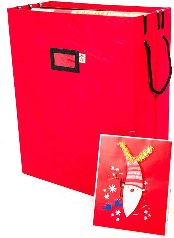 Gift Bags with Tissue Paper Storage Box, Zippered Accessory Pouches