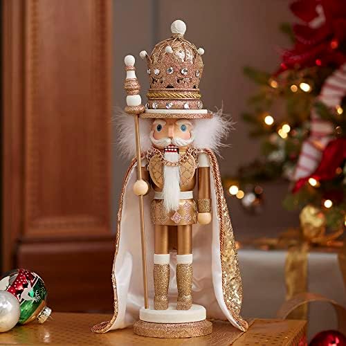Kurt S. Adler 17.5-Inch Hollywood Gold King Nutcracker, Multicolor