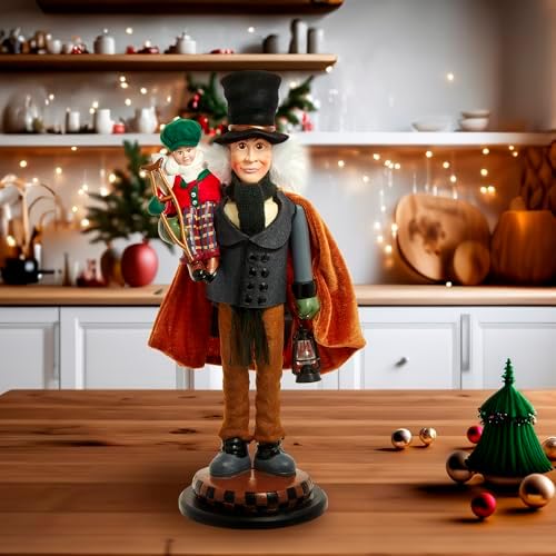 Kurt Adler 17-Inch Bob Cratchit and Tiny Tim Nutcracker
