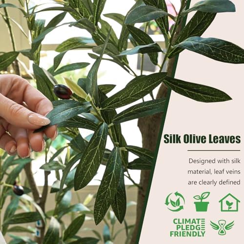 Vitalismo Olive Trees Artificial Indoor: 96% Lifelike - Looks Real Up Close