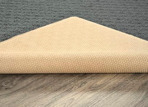 Garland Rug Town Square Cinder Gray 6' x 9' Non Slip Area Rug for Living Rooms & Hallways, Stylish & Durable for High-Traffic Areas