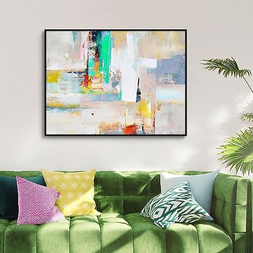 12x16 Canvas Floater Frame for Landscape Paintings,5/6" Deep,Black