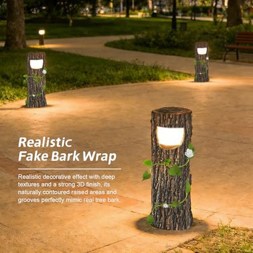Artificial Tree Bark Roll,118" x19.7" Fake Bark