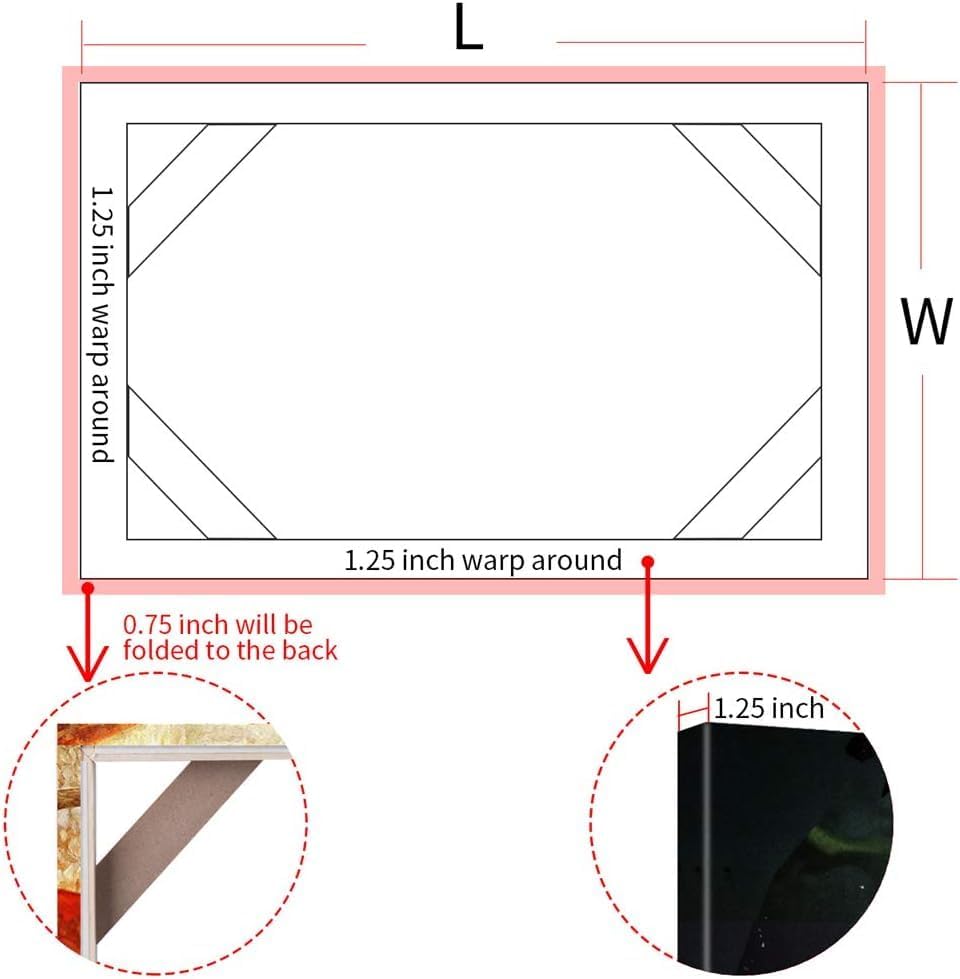 B.B.F MAKE 16x32 Solid Wood Stretcher Bars for Canvas & Needlepoint