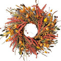 WANNA-CUL 24In Fall Harvest Wreath for Front Door Autumn Thanksgiving Decor