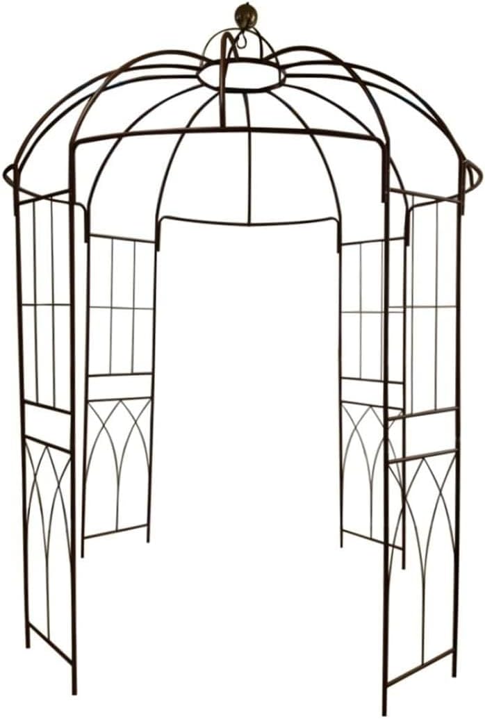 OUTOUR 106''H French Style Birdcage Shape Heavy Duty Gazebo Arbor Arbour