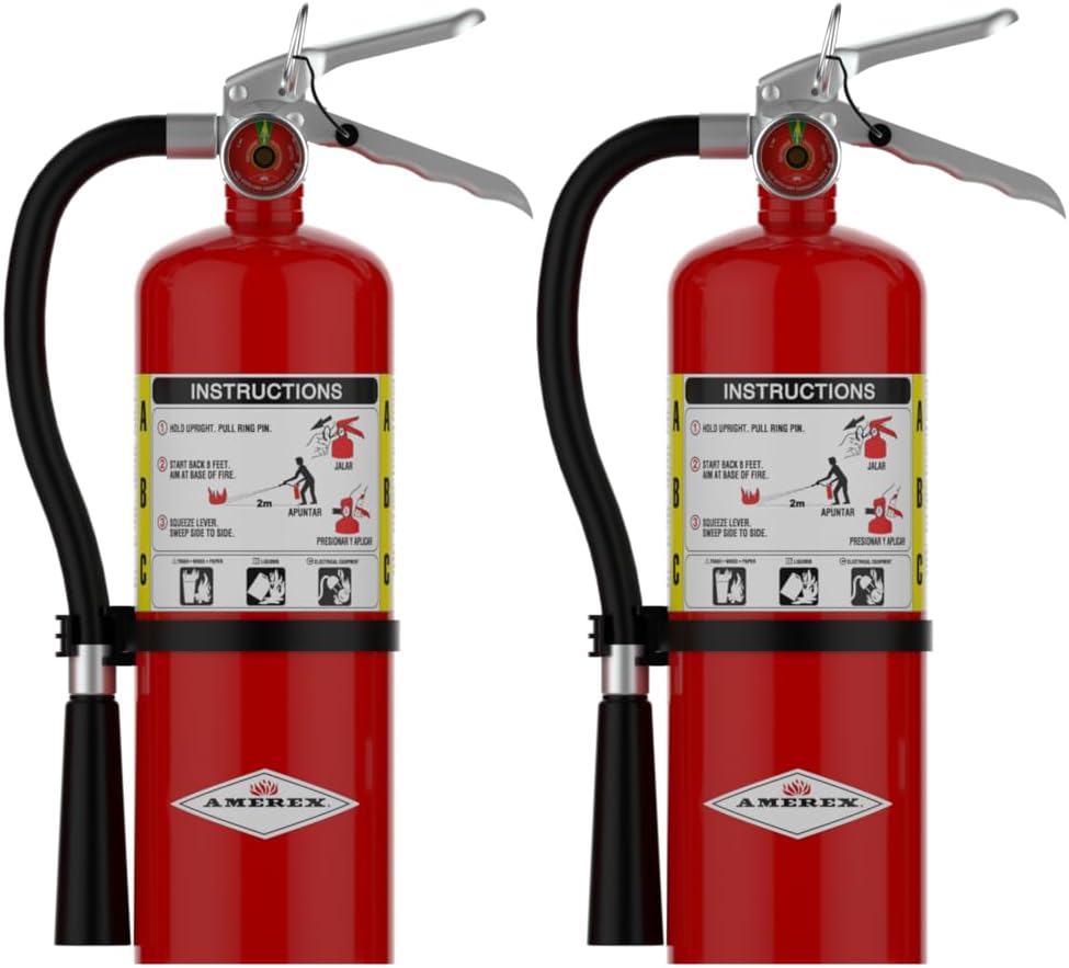 Amerex B500 5 lb ABC Dry Chemical Fire Extinguisher 2-Pack