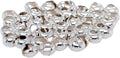 925 Sterling Silver Open Crimp Bead Covers, 4MM, 50pcs by CRAFT WIRE
