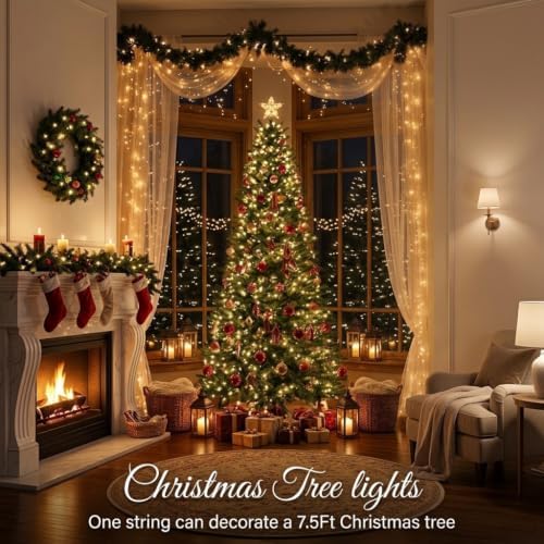 JMEXSUSS 168FT 600 LED Christmas Lights Outdoor Waterproof String Lights