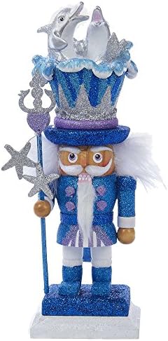 Kurt Adler Hollywood Dolphin Nutcracker, 12-Inch