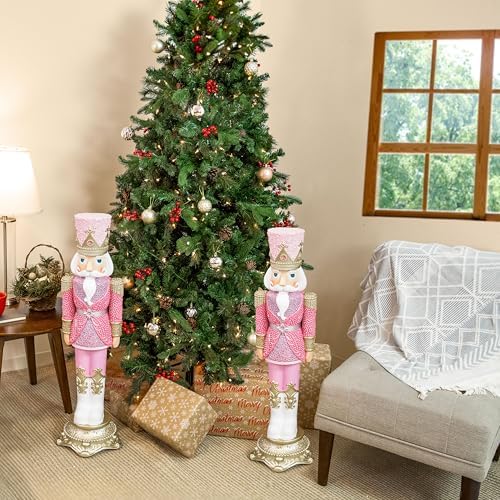 Sunnydaze Kenneth the Princely 3ft Nutcracker Statue, Christmas Decoration