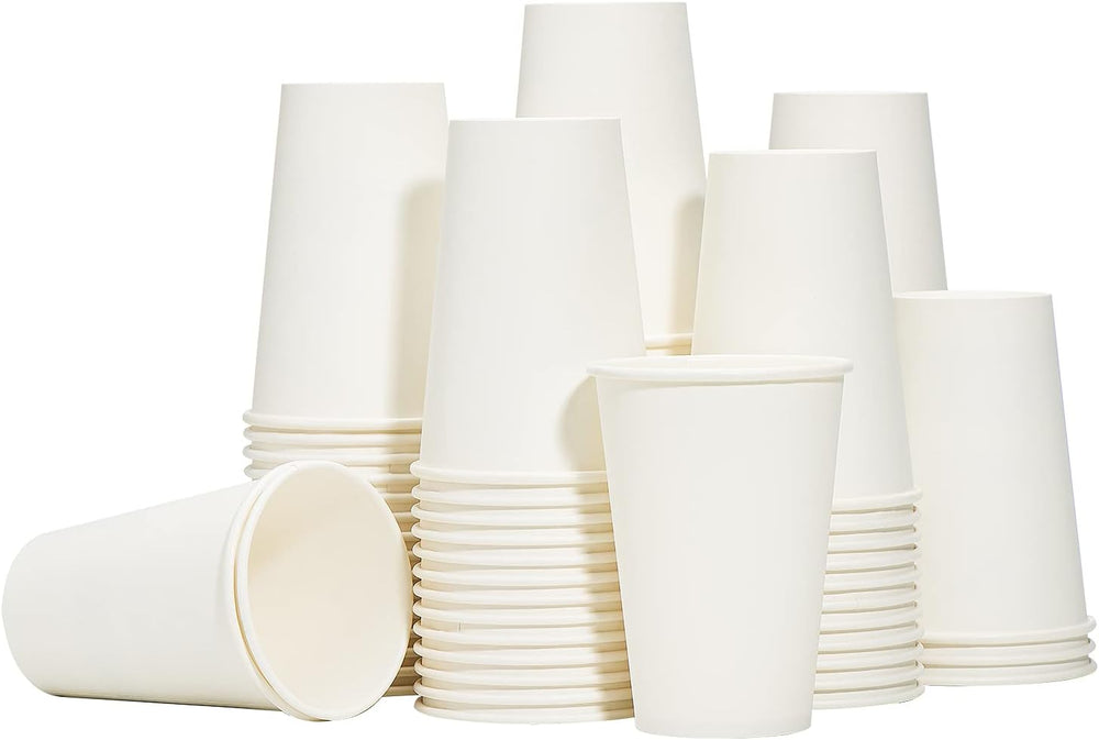 RACETOP Coffee Cups 12 oz, 1000 Pack Disposable Paper Cups