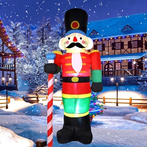 8 FT Christmas Inflatables Nutcracker Outdoor Decorations