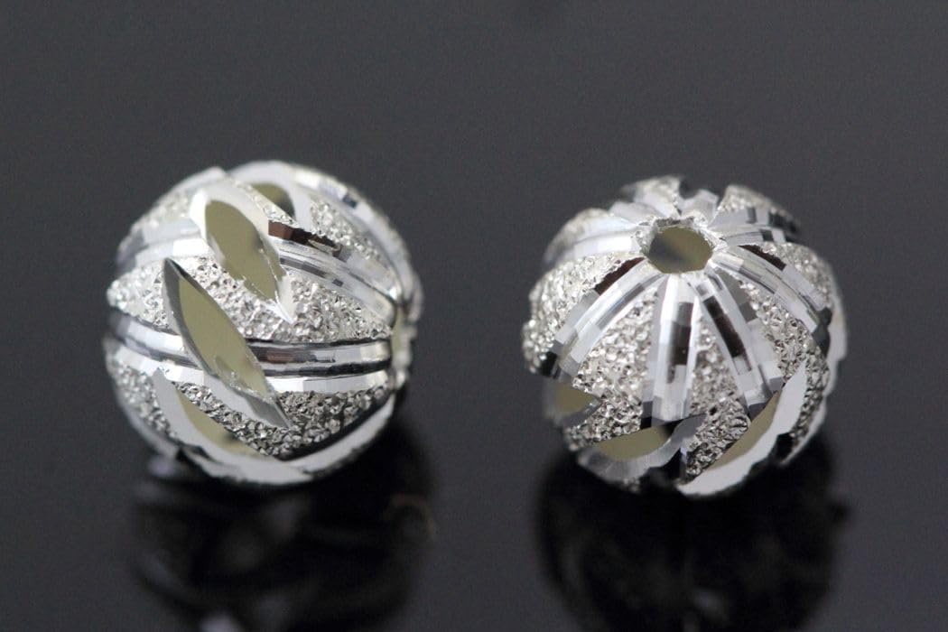 adabele authentic 925 sterling silver 10mm (0.39 inch), close-up detail