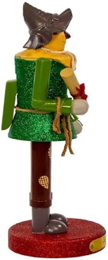 kurt adler 10-inch wizard of oz™ scarecrow nutcracker, close-up detail