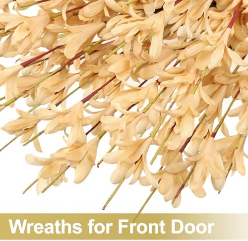 26 Inch Realistic Full Fall Wreaths for Front Door Outside Autumn Wreath
