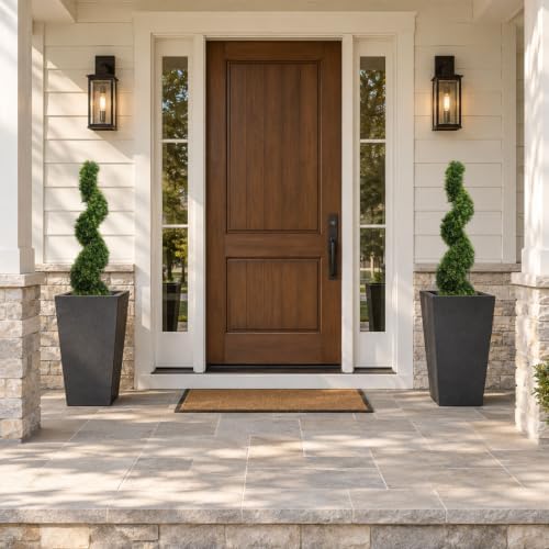 3ft Spiral Topiary Trees Artificial Outdoor Faux Boxwood Plants