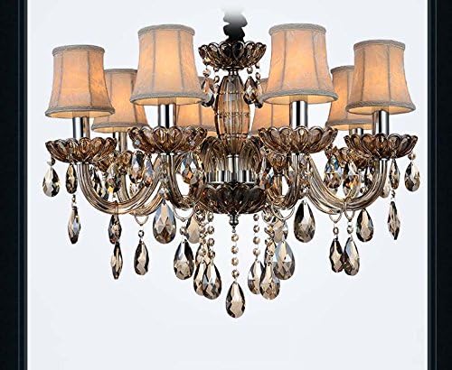 Fushing 20Pcs Chandelier Crystals, Clear Teardrop Crystal Chandelier Pendants Parts Beads, Hanging Crystals for Chandeliers (63mm, Clear)