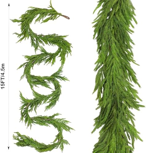 178" Christmas Garland, Real Touch Norfolk Pine Garland