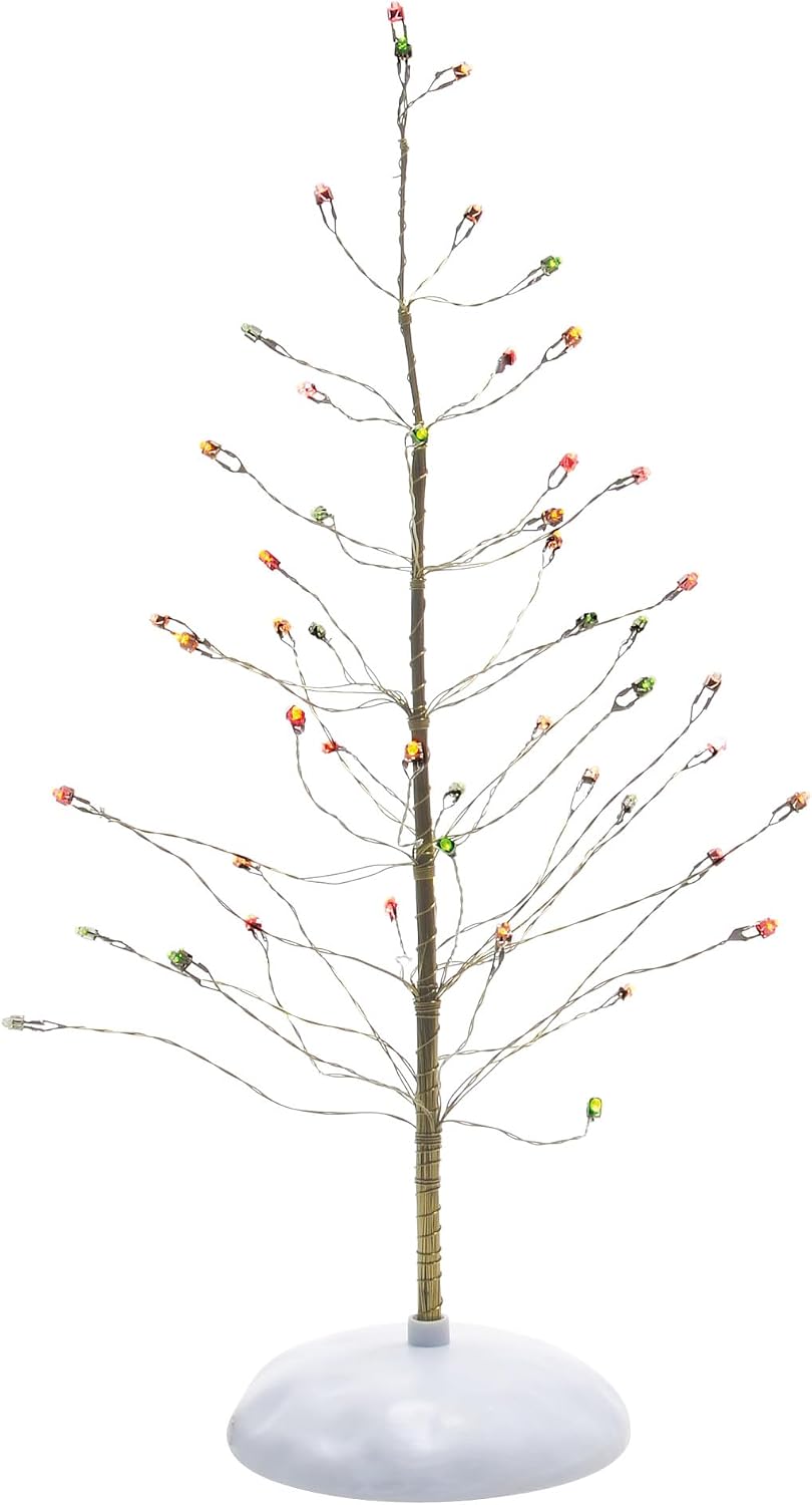 department 56 accessories for villages twinkle brite tree shown in use