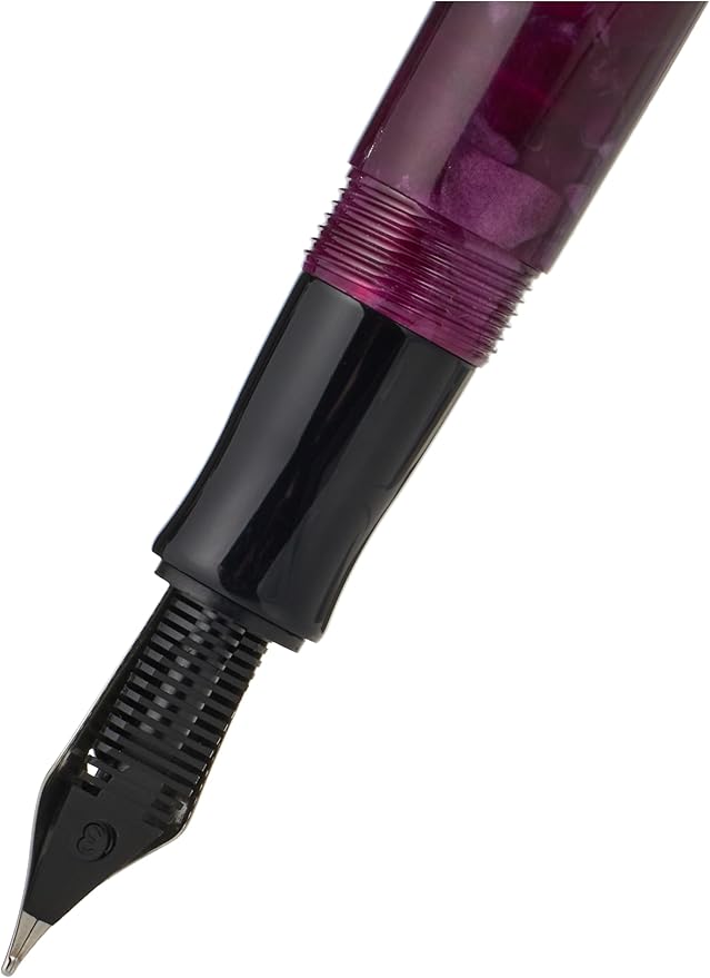 Conklin Duragraph Fountain Pen Purple Nights - Medium Nib, Elegant Writing Instrument with Rich Purple Finish