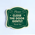 Custom Decorative Outdoor Metal Sign - Personalized Aluminum Driveway Sign, Waterproof, Made In USA - Design 3 Forest Green 18x18 In