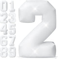 5FT Giant Inflatable Light Up Number 2 Easy Setup Decoration