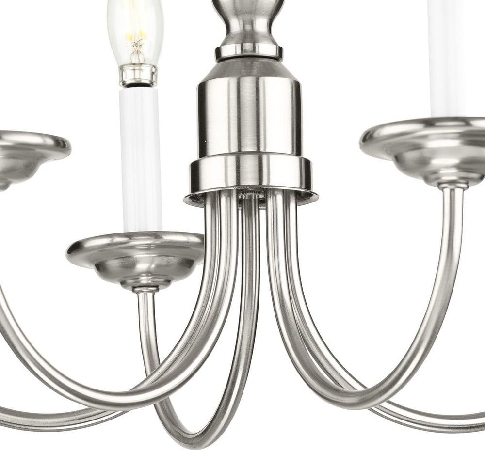 Progress Lighting 5-Light Candles Traditional Chandelier Light, Indoor, P4009...