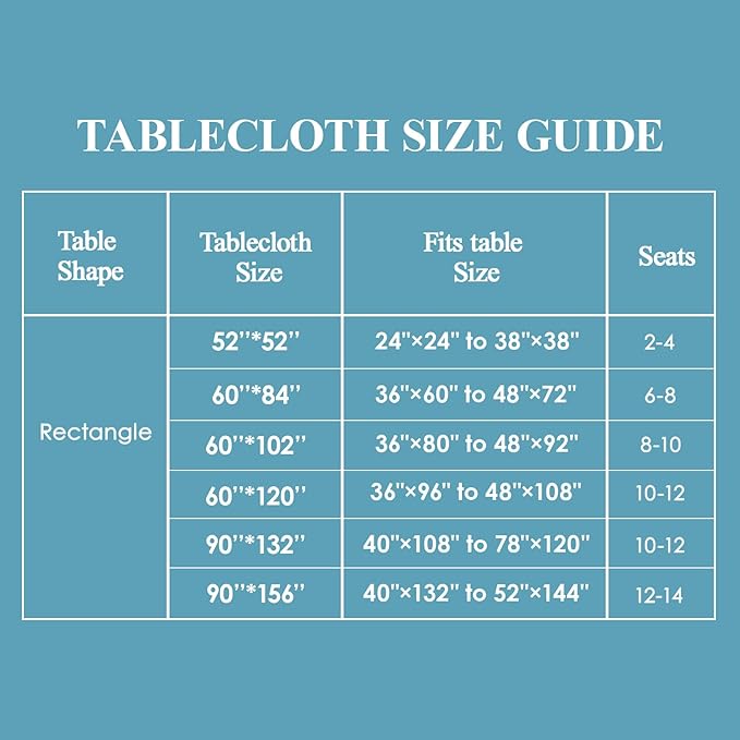 VidaFete Tablecloth 2 Pck 90 * 156inch Rectangle Table Cloth Polyester, Stain Wrinkle Resistant Polyester Dining Table Cover for Kitchen Dinning Party Wedding Rectangular Buffet Decoration(Sagegreen) (2 Pack)