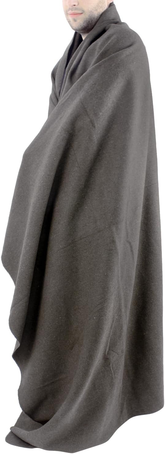 Ever Ready First Aid 1700040 Grey Fire Retardant Blanket 62” x 80”