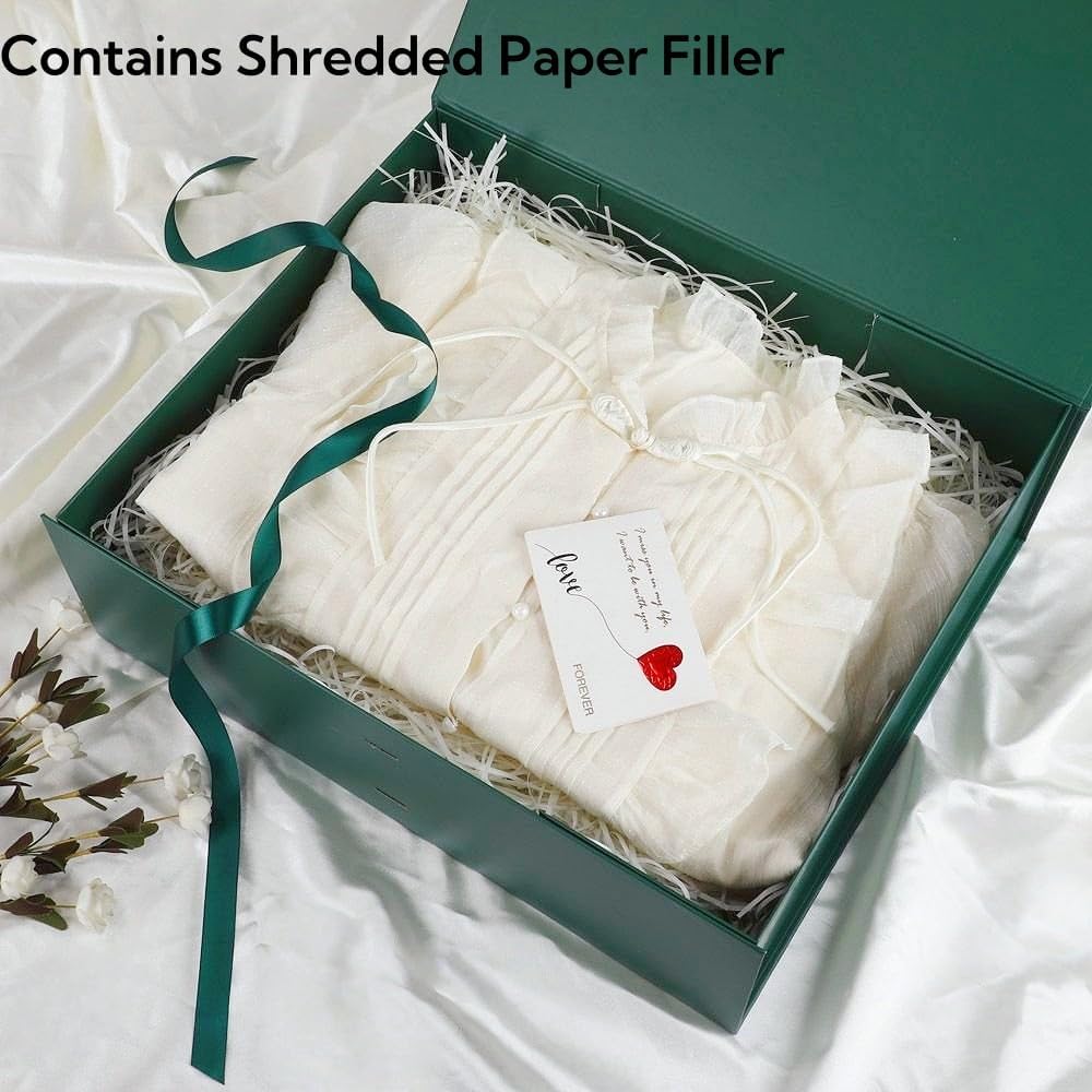 GoooodGift Extra Large Gift Box Green 1 Pack 19x16x6 inch Luxury Gift Box for...