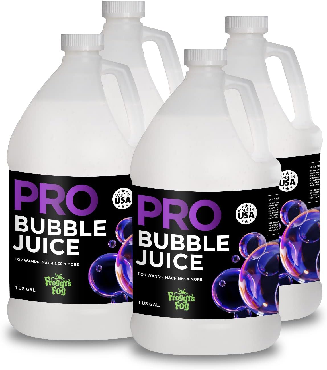 froggys fog - pro bubble juice - professional shown in use